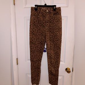 American Eagle Cheetah Print Jeans